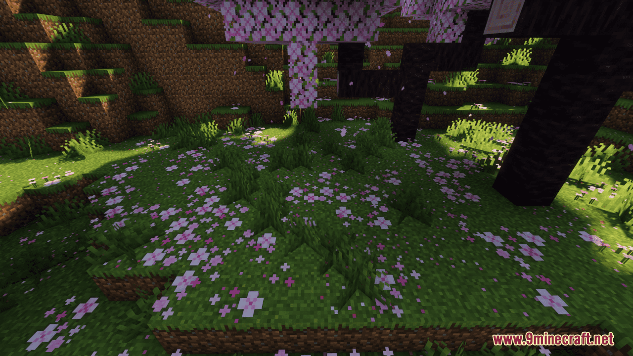 image 9 for Cherry Grass Resource Pack (1.20.4) - Texture Pack