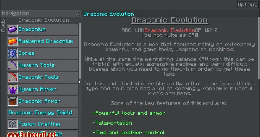 description_2 Mod Draconic Evolution (1.18.2) - Ultimate Power
