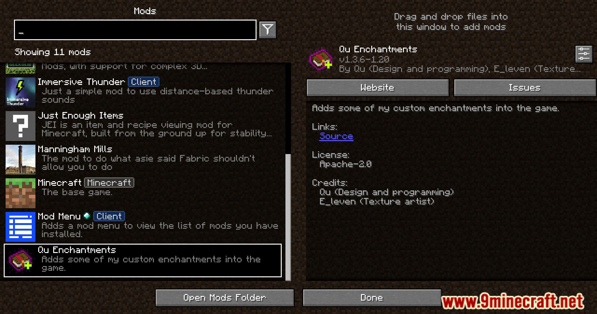 description_0 Qu Enchantments Mod 1.20.2 - зачарования за пределами ванили