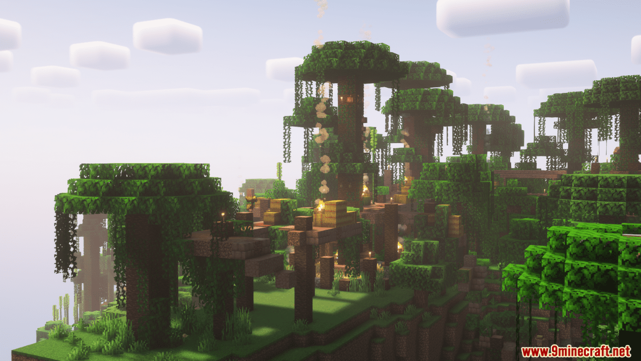 image 4 for Qrafty's Jungle Villages Mod (1.20.4) - well integrated villages in the jungle