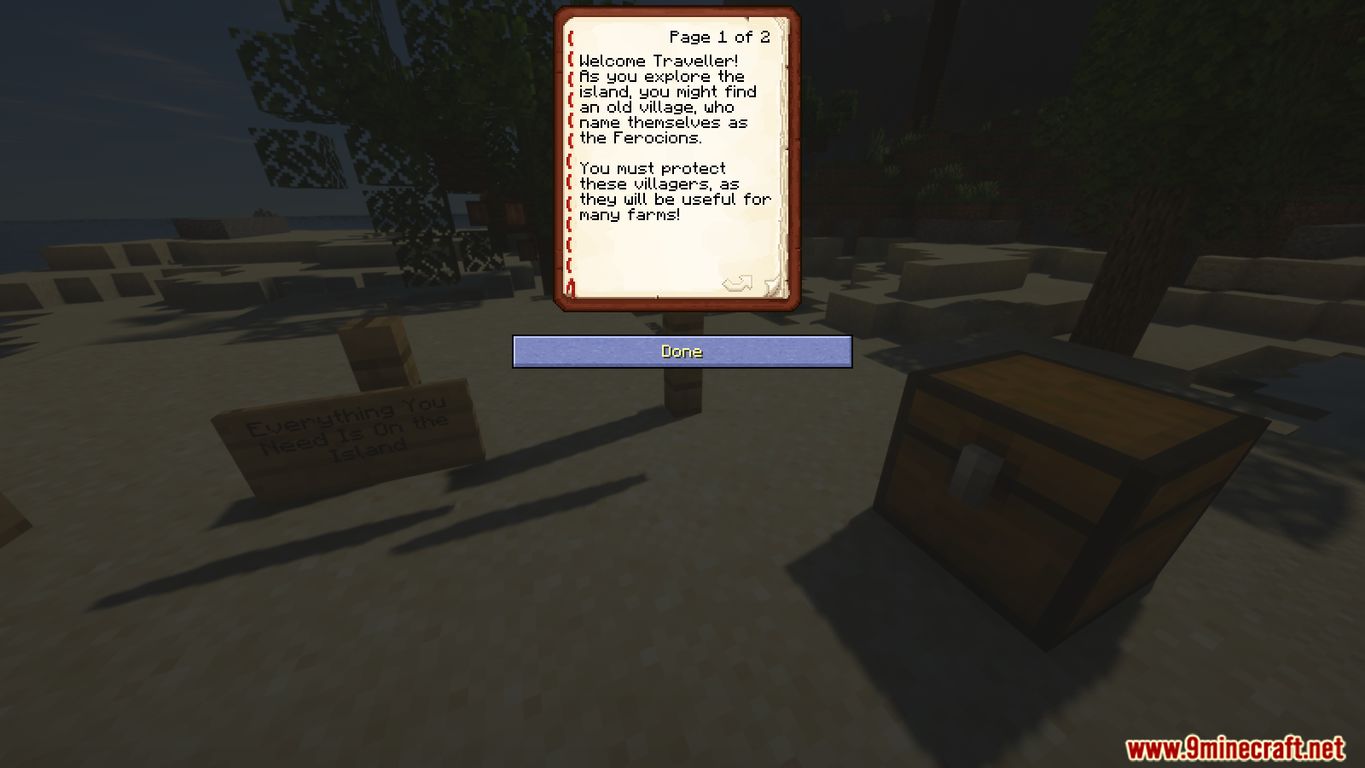 description_2 Map of Real Survival Island for Minecraft 1.14.4