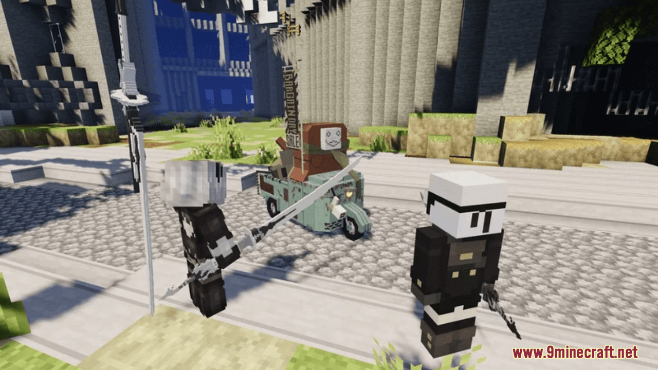 description_21 NieR: Automata Resource Pack (1.20.4, 1.19.4) - текстур-пак
