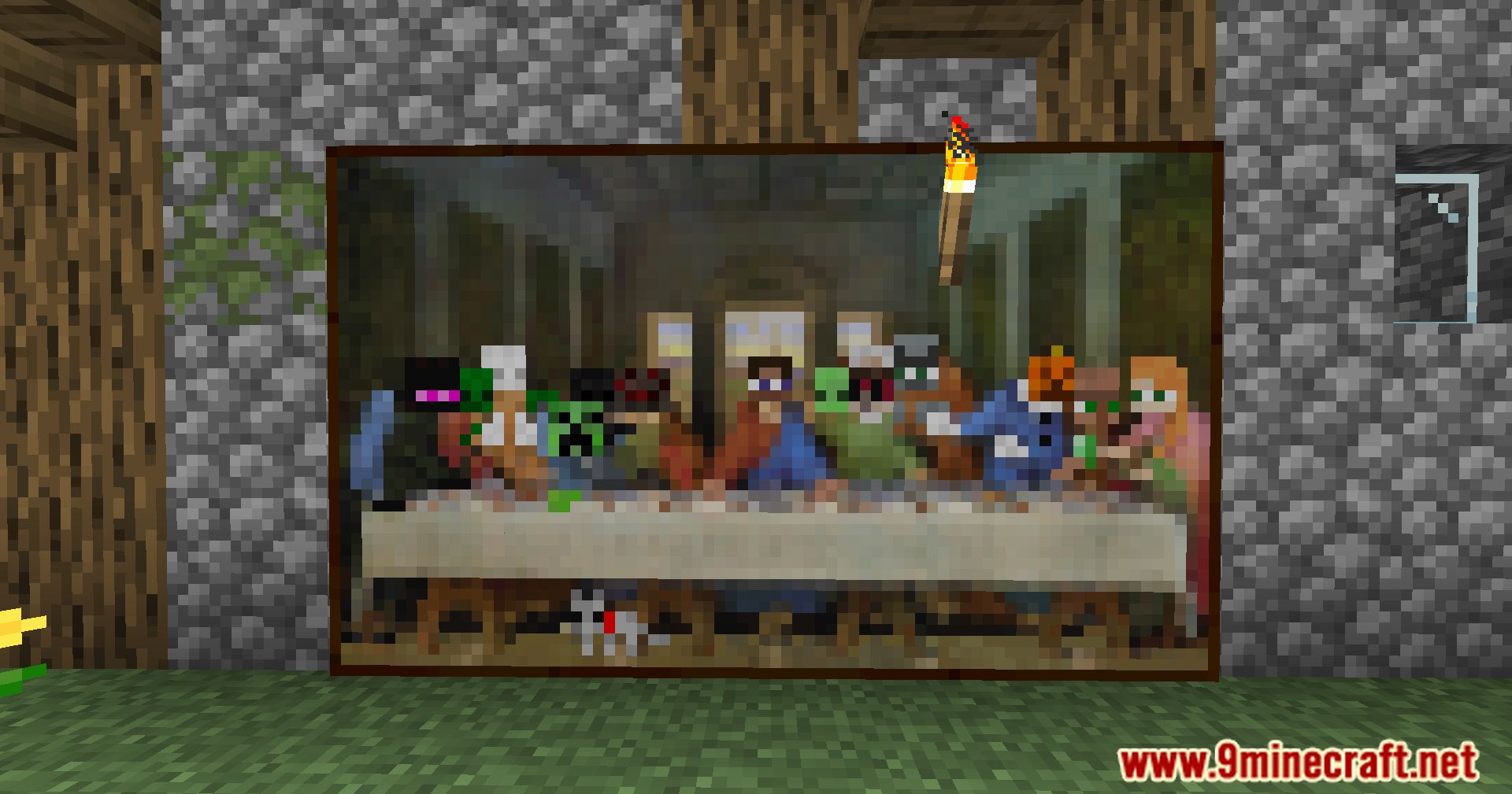 image 5 for MC Style Paintings Mod (1.20.4) - Accept the artistic expression and decorate your Minecraft world.