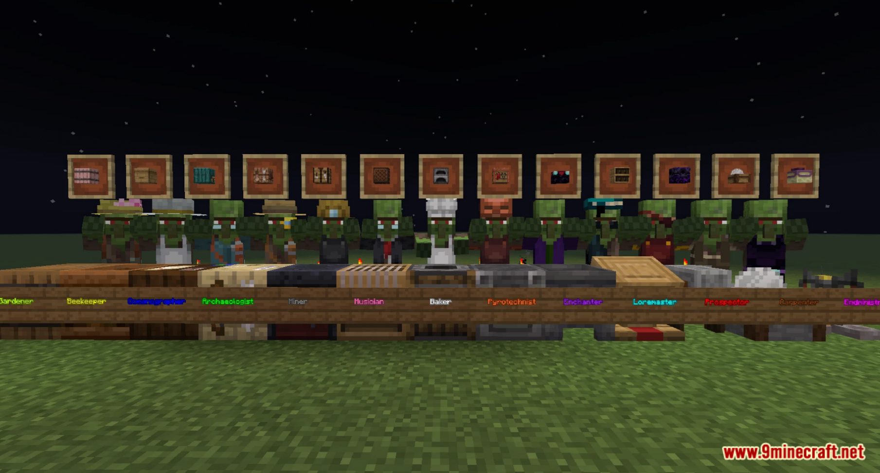 description_8 More Villagers datapacks (1.20.2, 1.19.4) - transform and improve the abilities of villagers!