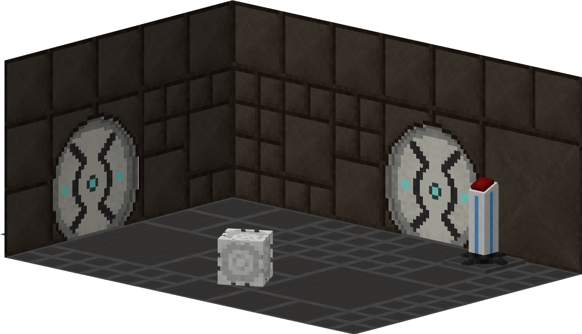 description_6 Portal Cubed Mod (1.19.2) - novo portal gun mod