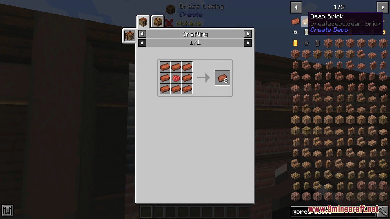 description_9 Create Deco Mod - nuevos bloques decorativos para Create Mod.