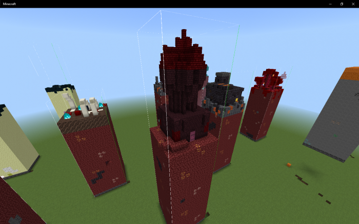 description_0 Карта Девять биомов и 1 чанк