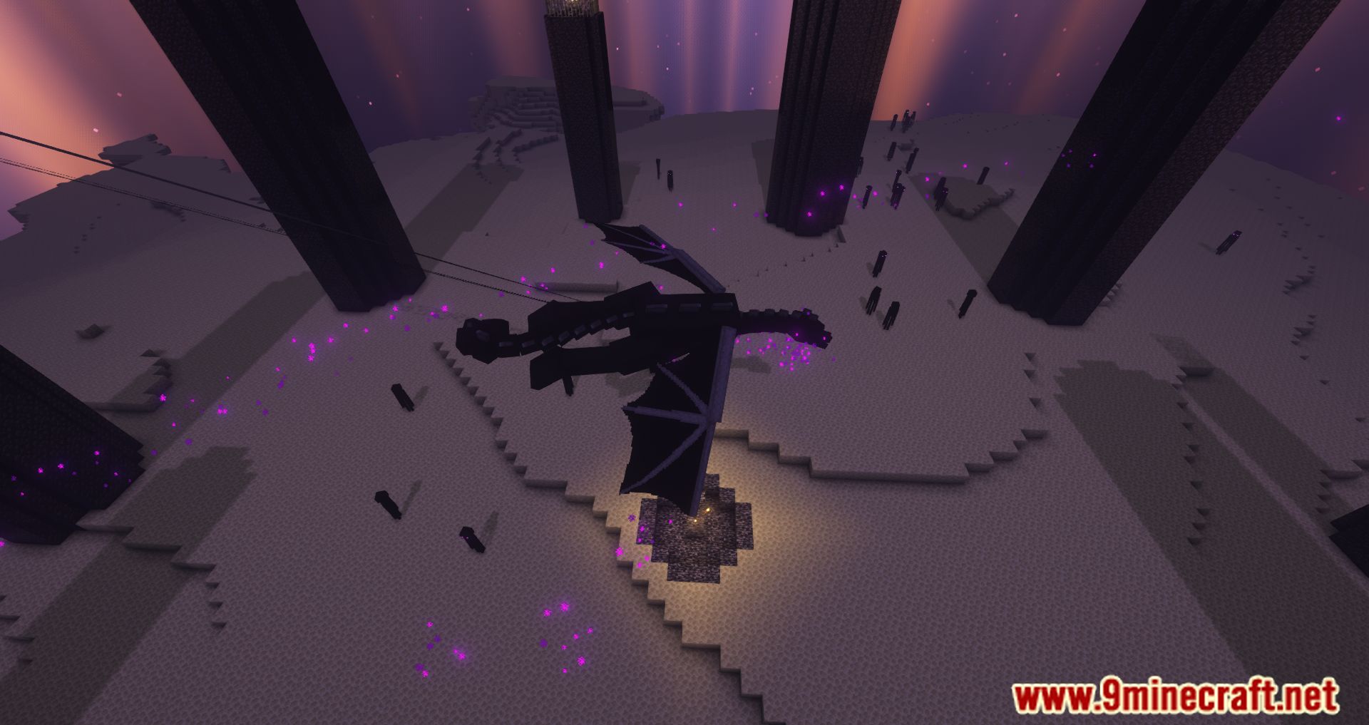 description_3 Savage Ender Dragon Mod 1.20.1 - New power of the Ender dragon