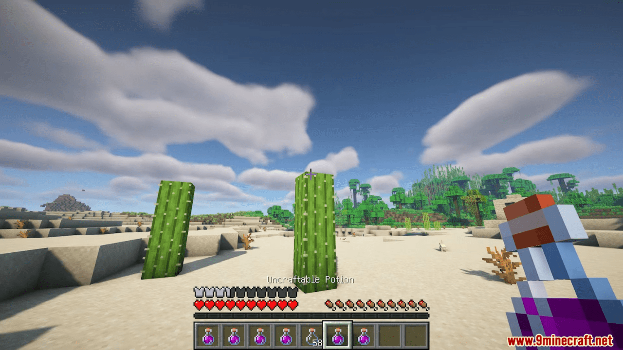 image 3 for Water Desert Survival Fashion Scene Cactus (1.20.1)