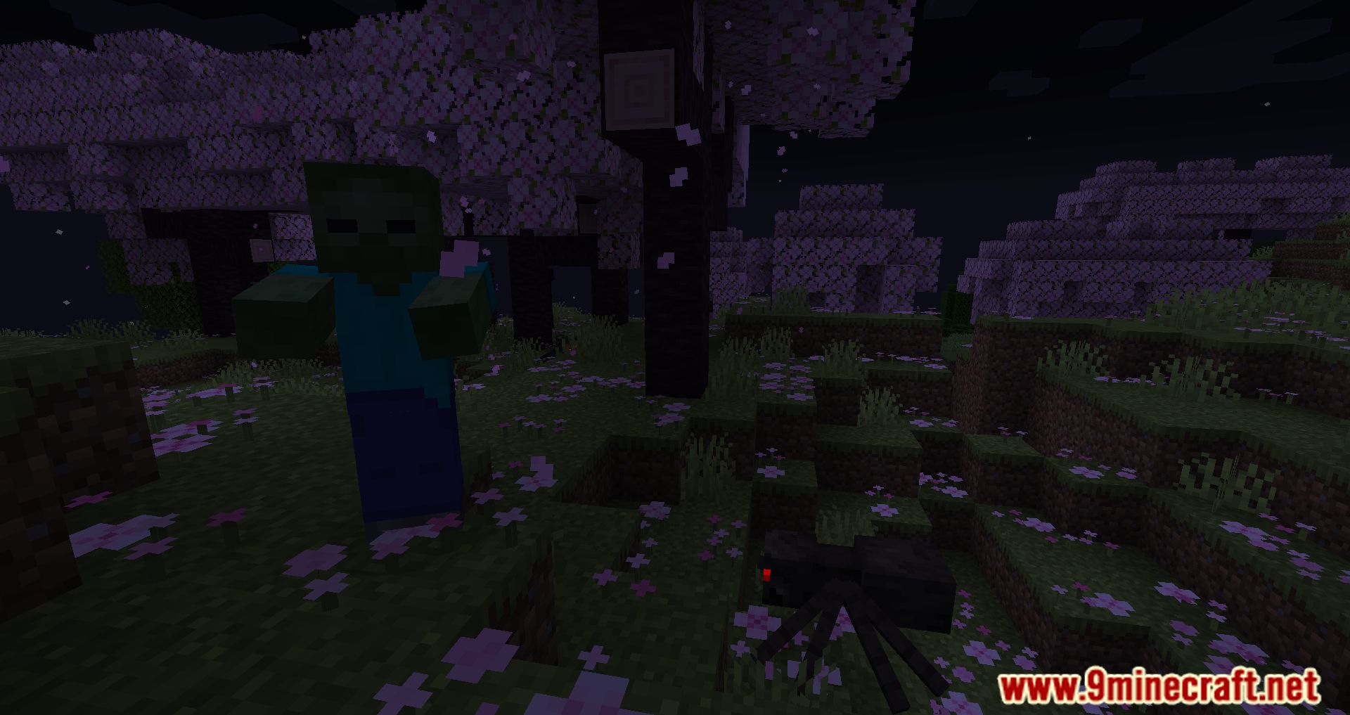 description_13 Мод Spawn Animations (1.20.4) - оживление невидимого