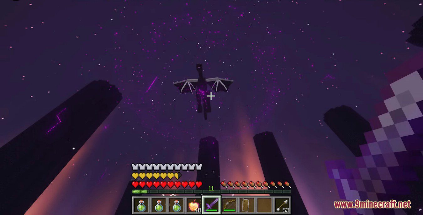 description_10 Mod True Ending Ender Dragon Overhaul (1.20.4)