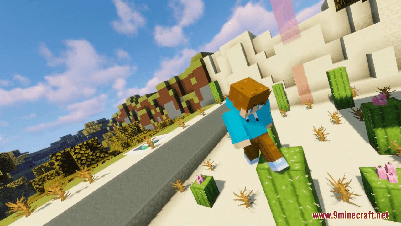 Description_4 Mapa de 100 segundos de parkour (1.20.4, 1.19.4) - ¡establezca su propio récord!
