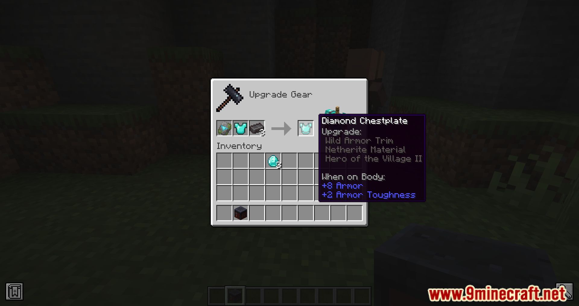 image 2 for Mod TrimsEffects (1.20.5) - armor adjustment for special effects