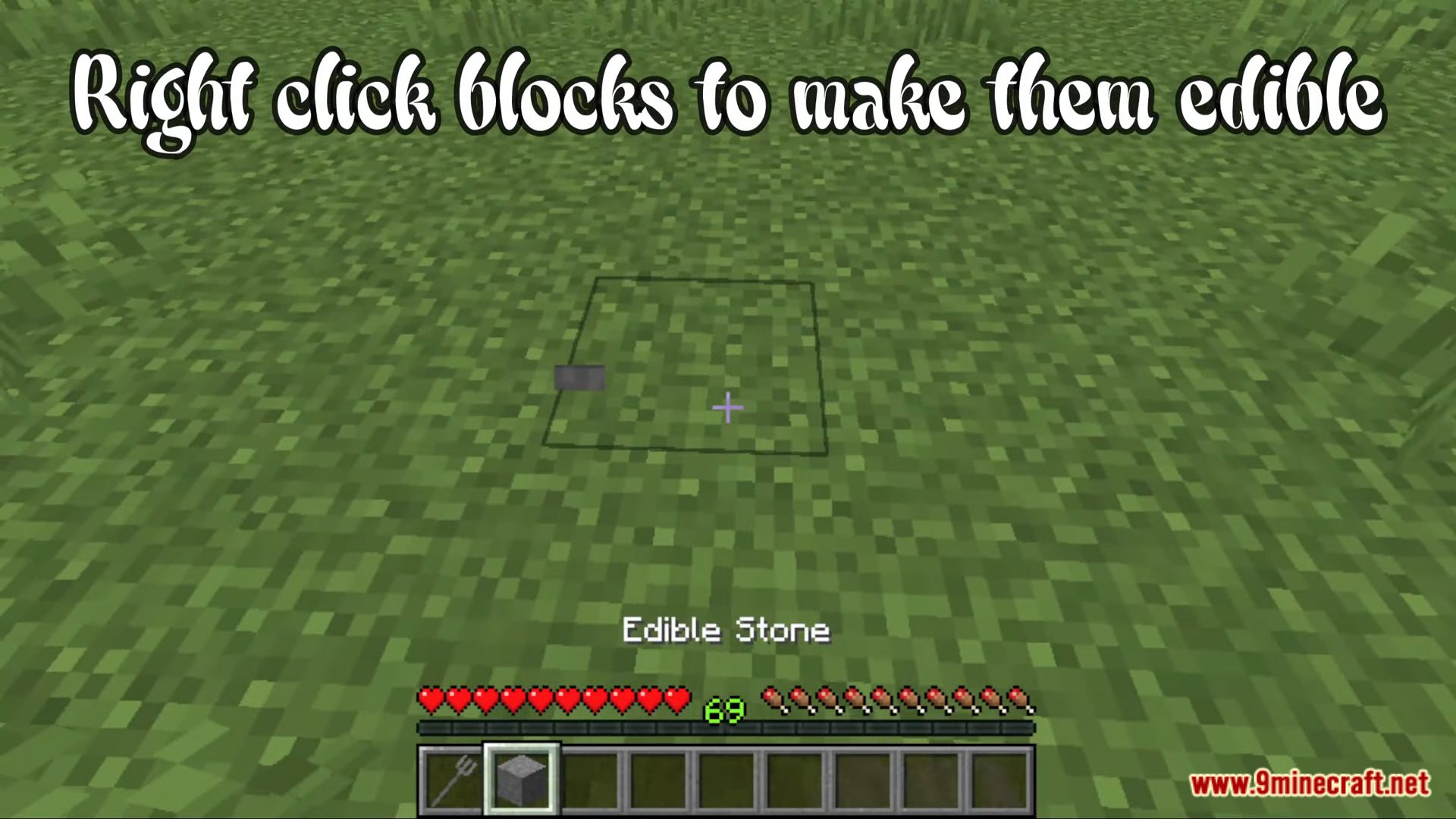 description_9 Блоки также можно съесть в Minecraft Data Pack (1.20.2, 1.19.4).