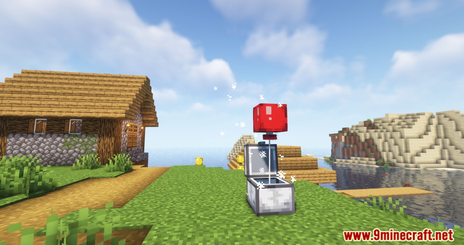 description_8 Cloud Storage Mod (1.20.1) - The era of cloud storage is coming to your world