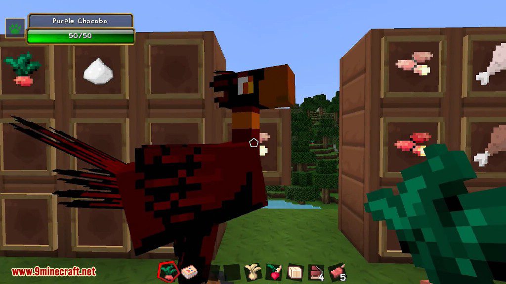 image 2 for Мод ChocoCraft (1.20.4) - Чокобо из Final Fantasy