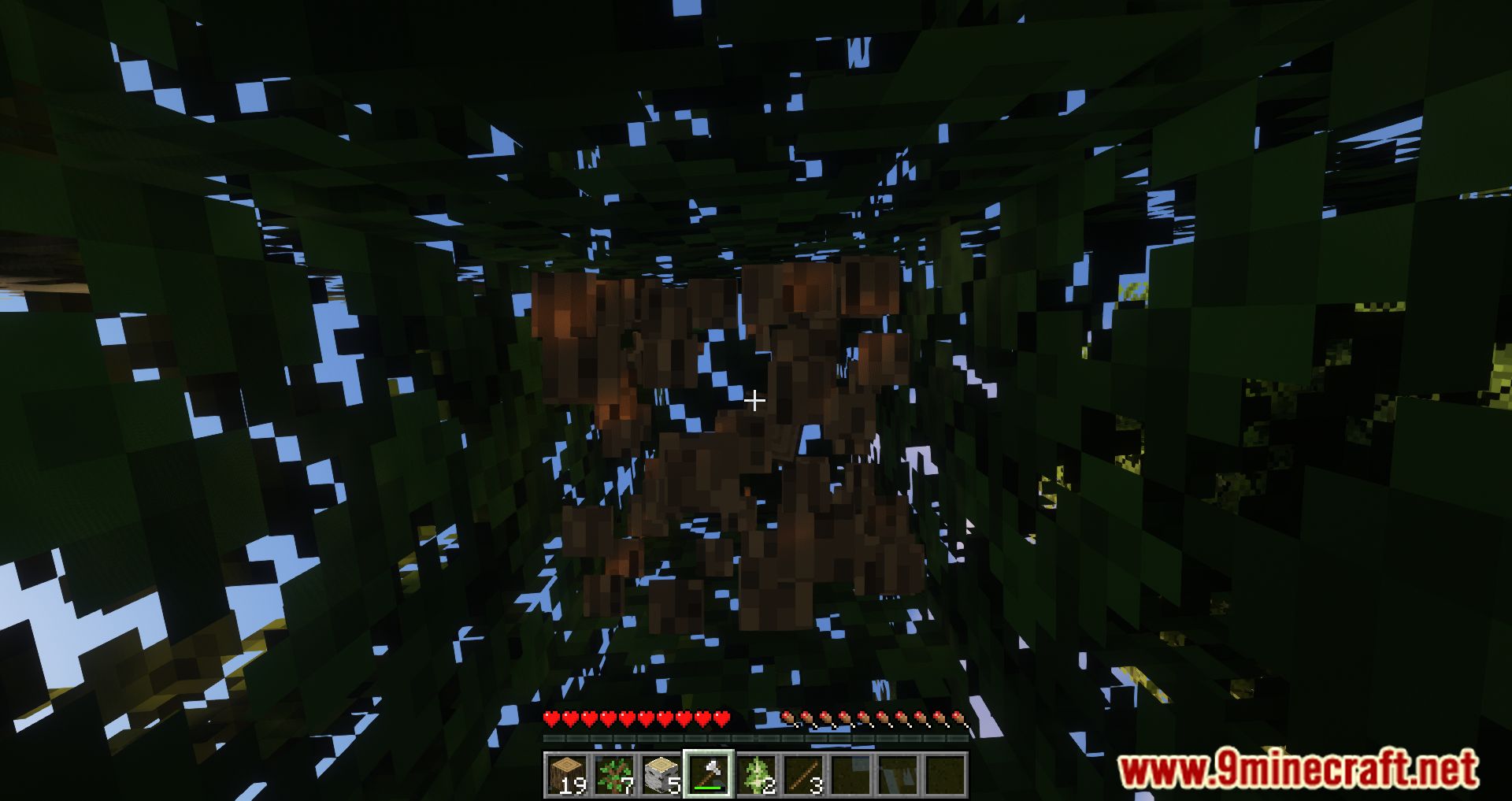 description_5 Decaimiento acelerado mod (1.20.4) - útil para la tala de árboles