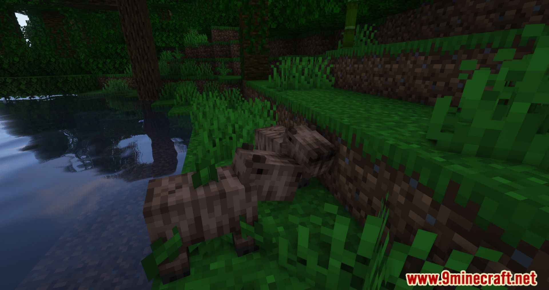 description_1 TechSupportRed's Capybara Mod 1.20.2 - Новое существо из джунглей, капибара!