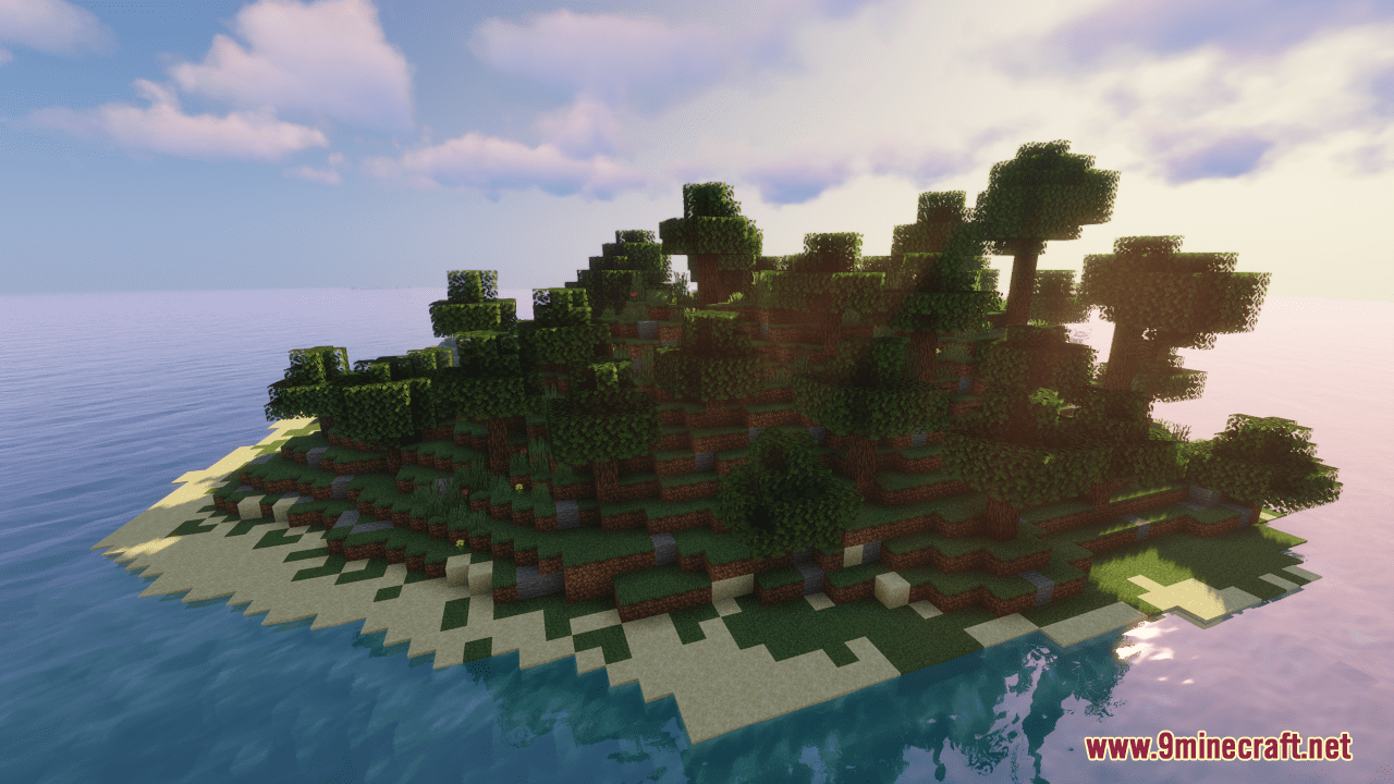 description_5 Big Survival Island Map (1.20.4, 1.19.4) - Big Adventure