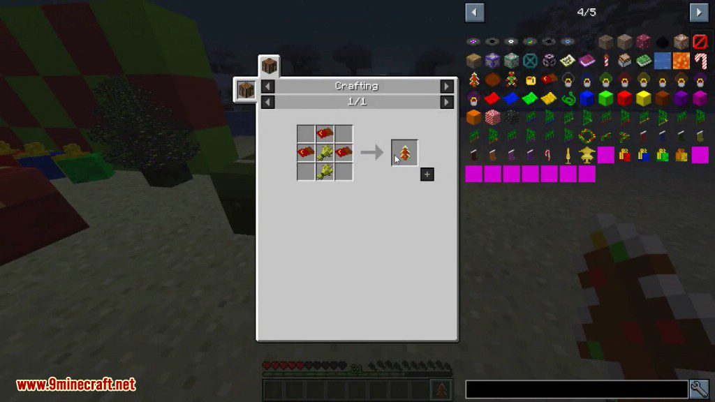 description_22 Christmas Festivity Mod (1.20.2, 1.19.4) – Christmas Furniture, Decorations