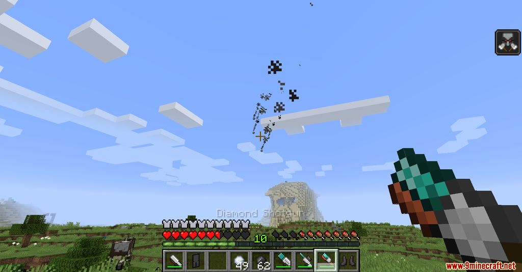 description_11 Mod Guns Without Roses (1.19.2) - A simple shooting game with cannonballs!