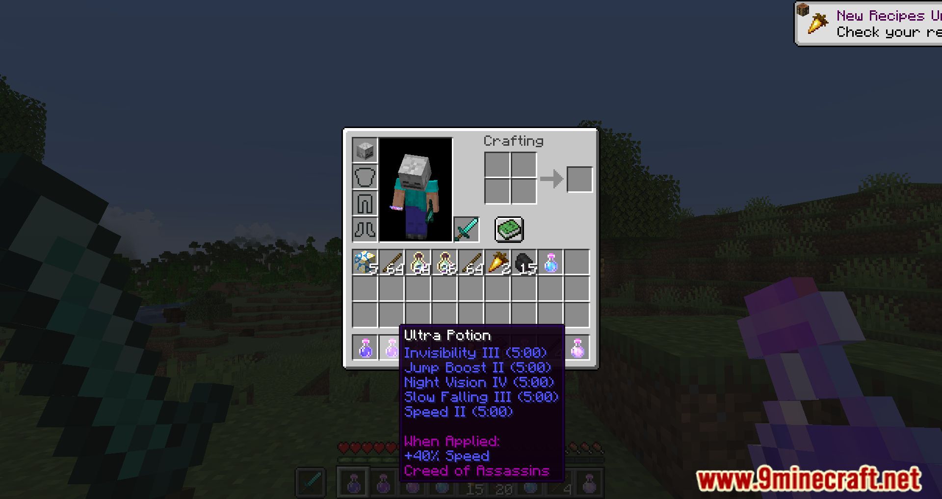 image 6 for Mod DarkSpins (1.20.5) - returns XP levels by spending them