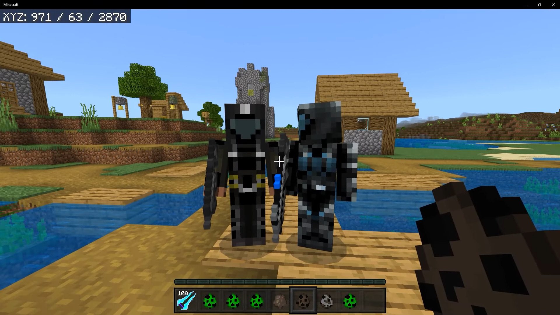 image 13 for Halo Plugin (1.20, 1.19) - MCPE/Bedrock 3D weapons modifier