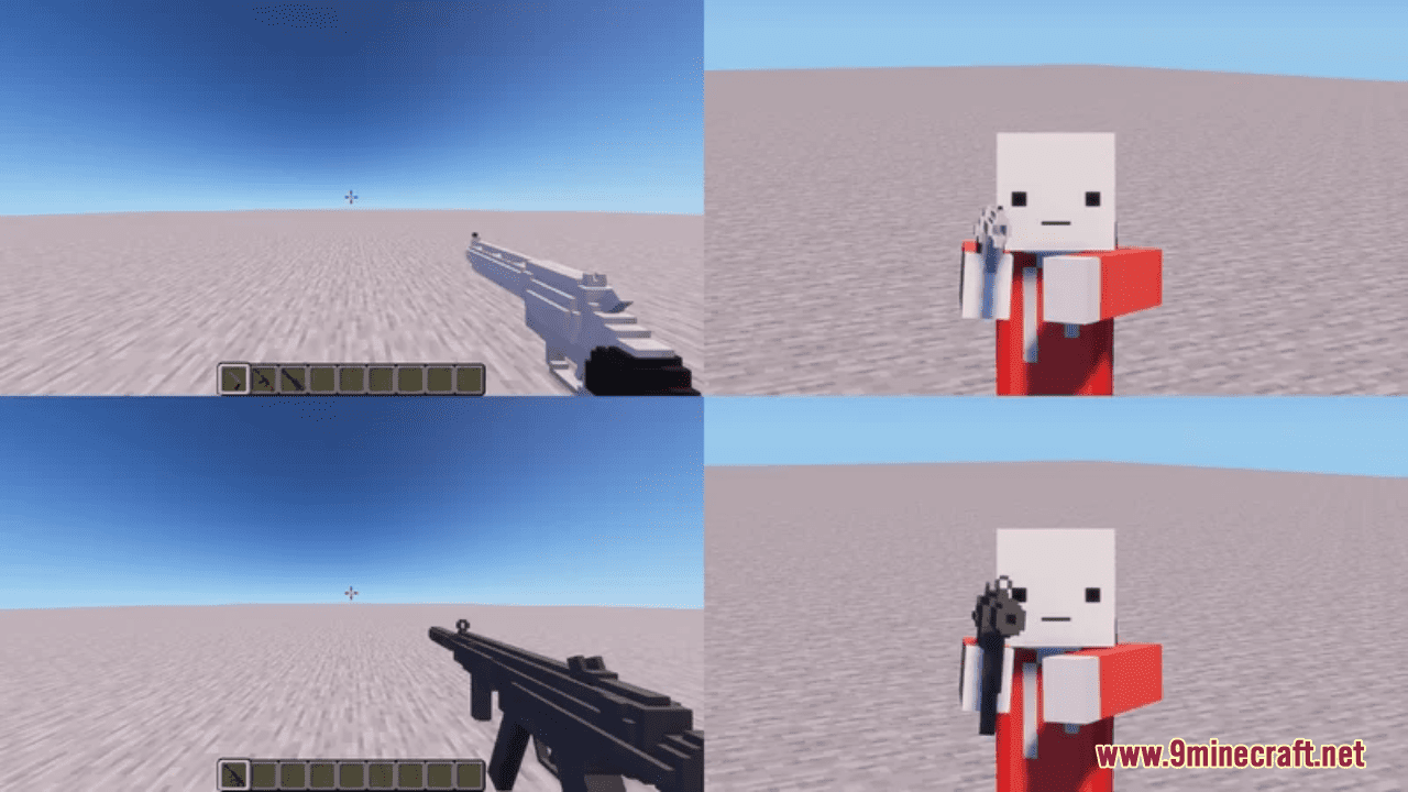 description_21 Hardt's Guns 3D Resource Pack (1.19.4, 1.19.2) - текстурный пакет
