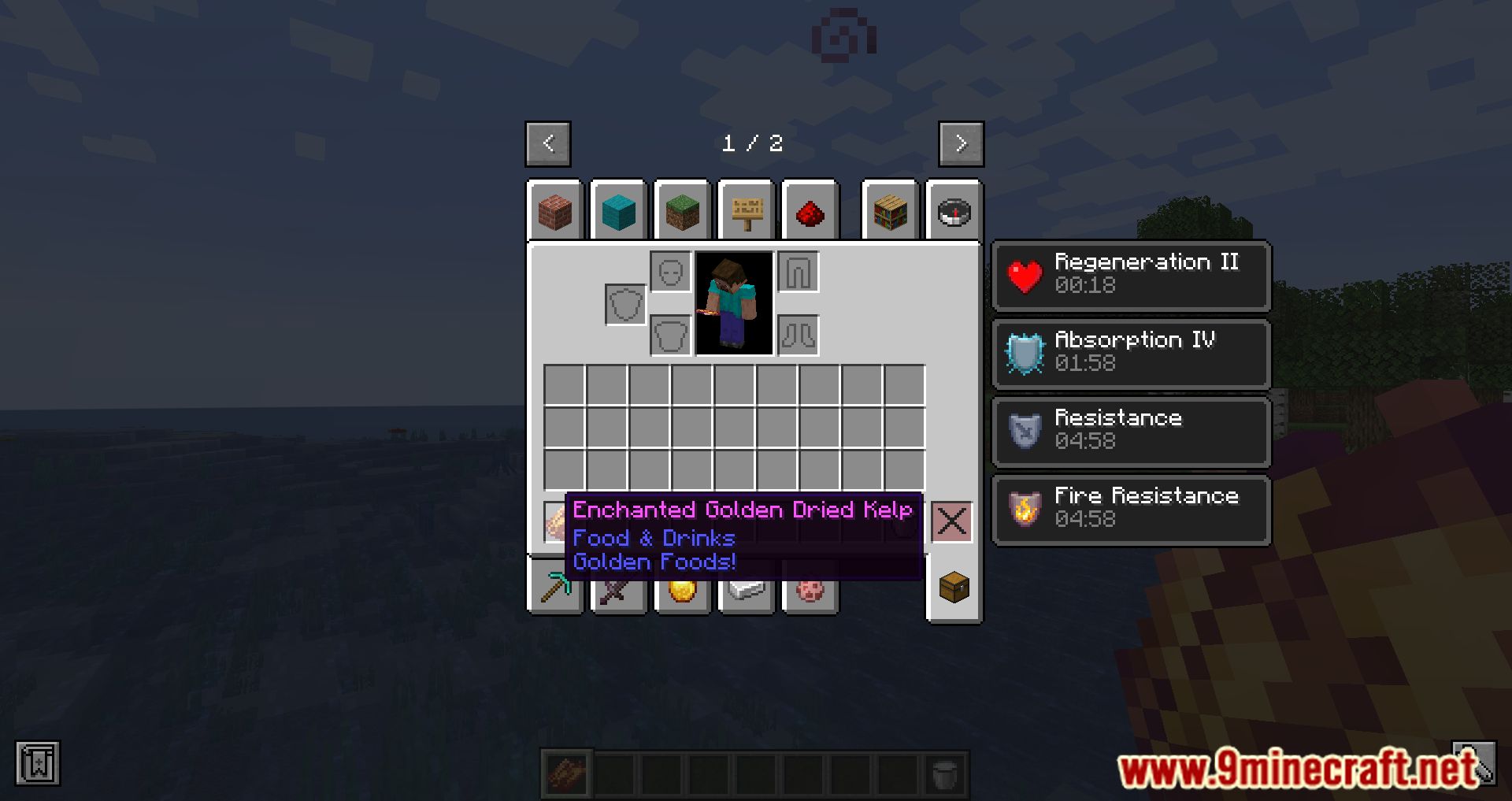 image 11 for Golden Foods Mod (1.20.4) - Food wrapped in gold!