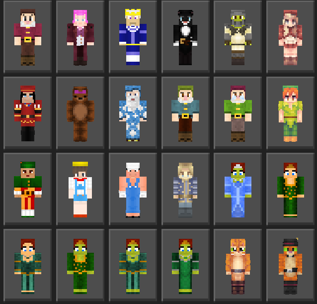 image 7 for Набор костюмов Шрека (1.19) — MCPE/Bedrock