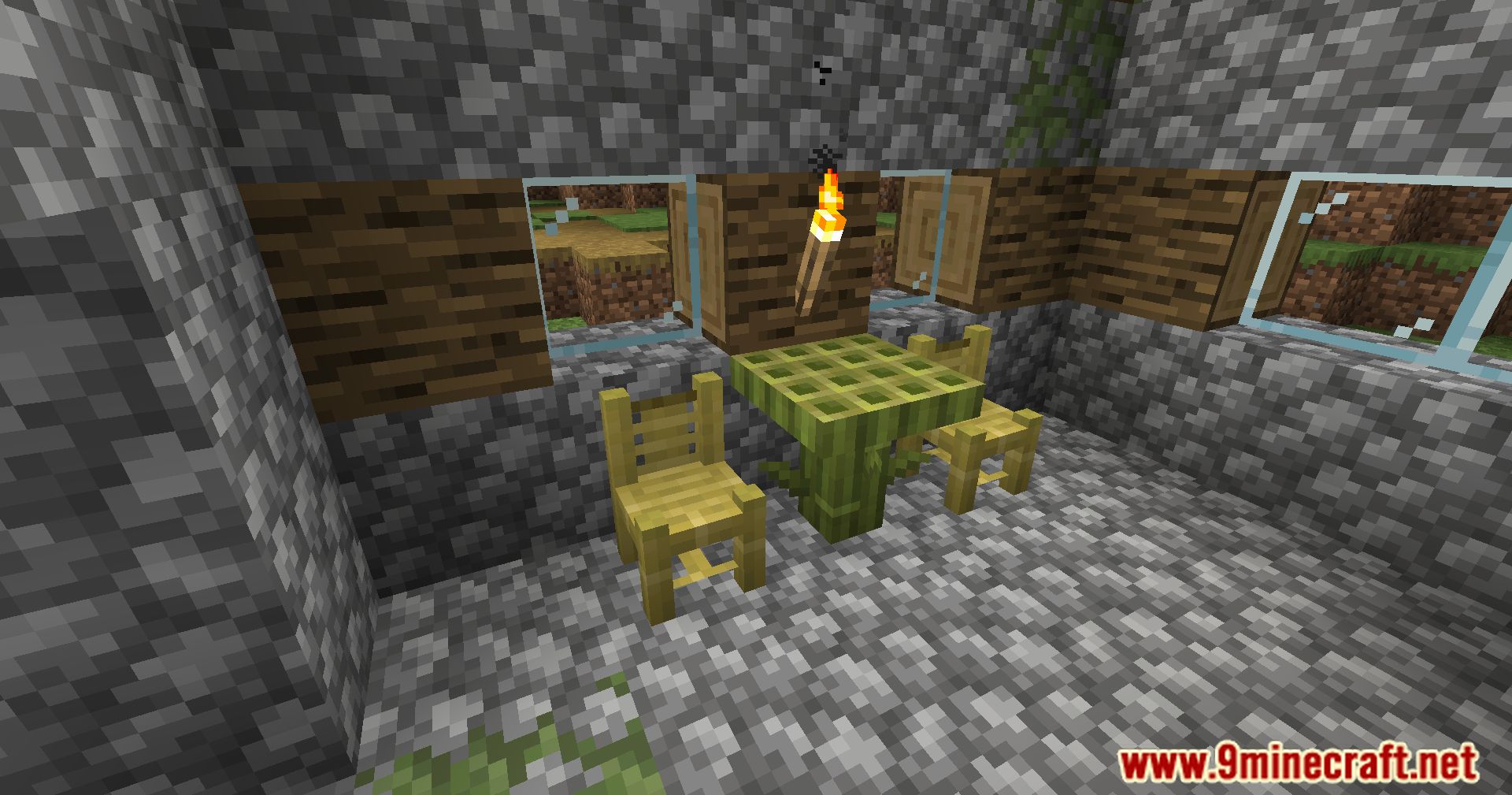 description_7 Skart's Decorations Mod (1.20.1) - Creation of living quarters