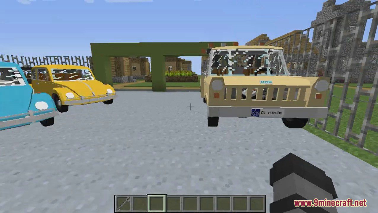 description_7 Mod Air Cooled Cars Package (1.12.2) - Volkswagen Beetle Cars