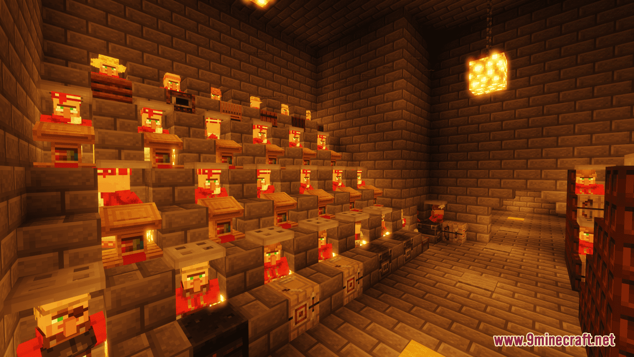description_6 Map ChaosFestung (1.20.4, 1.19.4) - ideal map for playing hide and seek