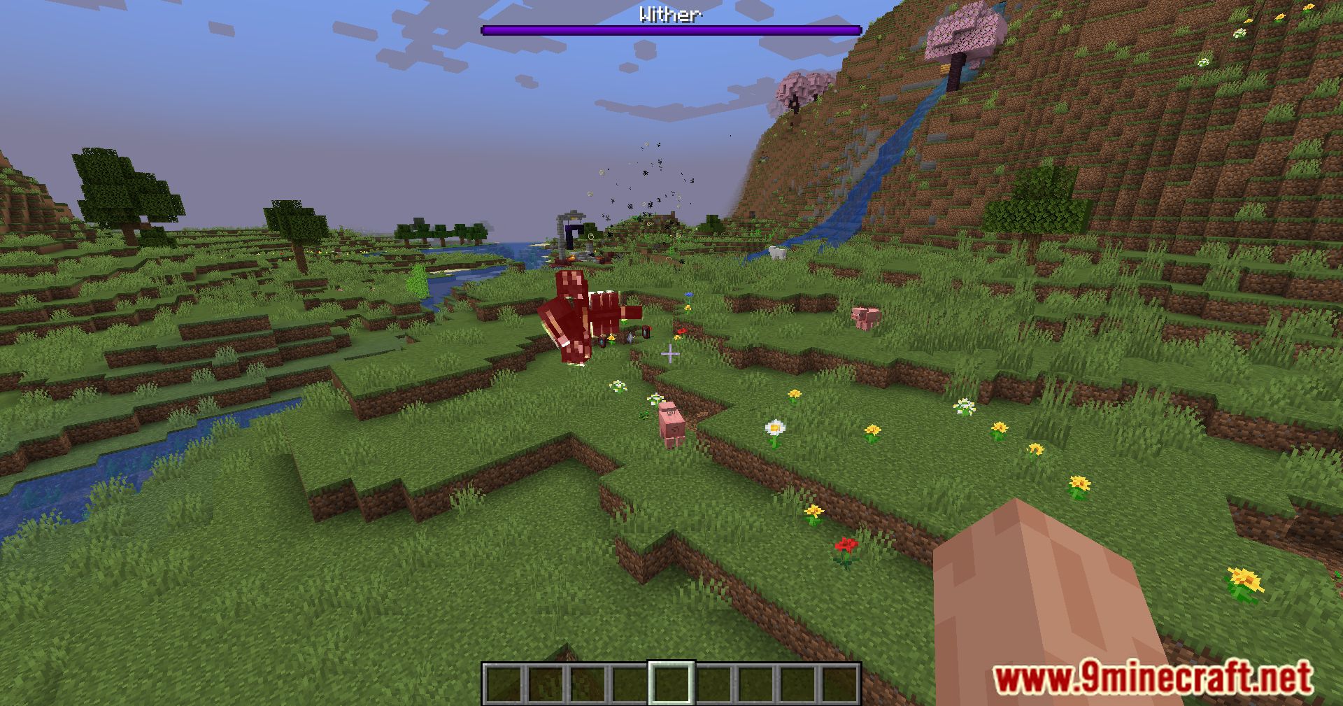 description_3 Plantillas de Netherite Mod Wither Drops (1.20.1) - recompensas de batalla mejoradas