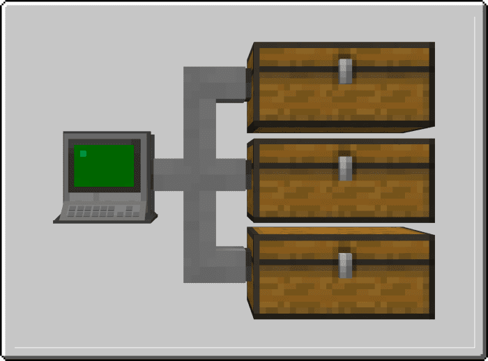 image 1 for Storage Management Terminal Plugin (1.20) - MCPE/Bedrock Mod