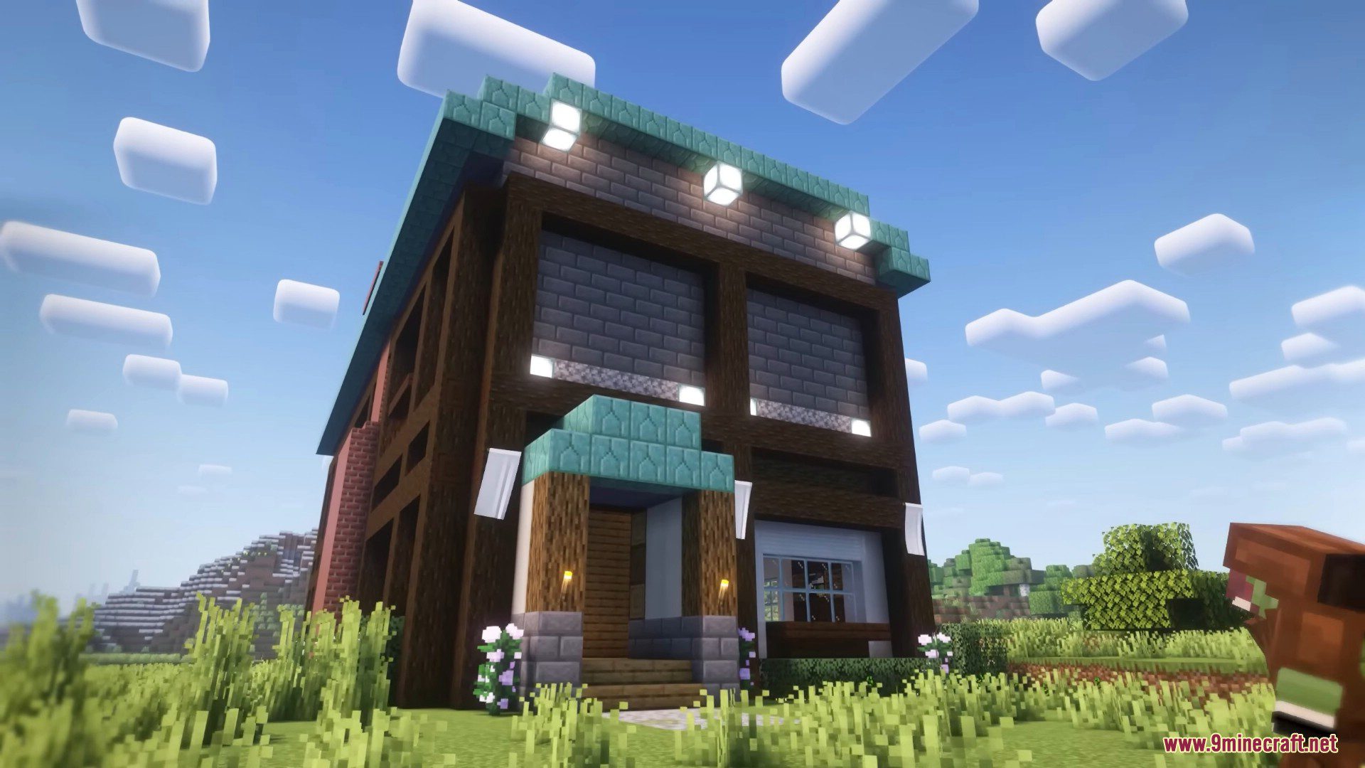 description_19 Prefab Mod (1.20.1) - мгновенно возводимые здания