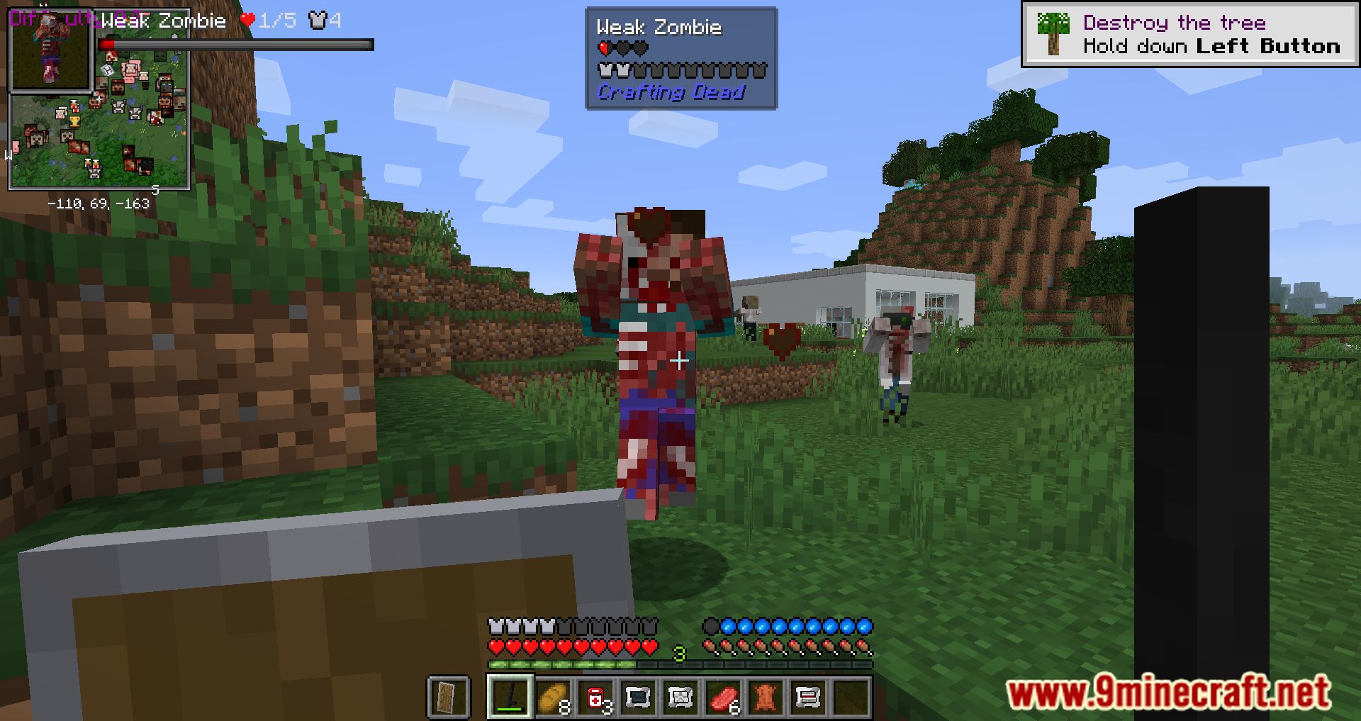 description_5 Modpack PwrDown's Zombie Apocalypse (1.16.5) - survival in a pandemic zombie world