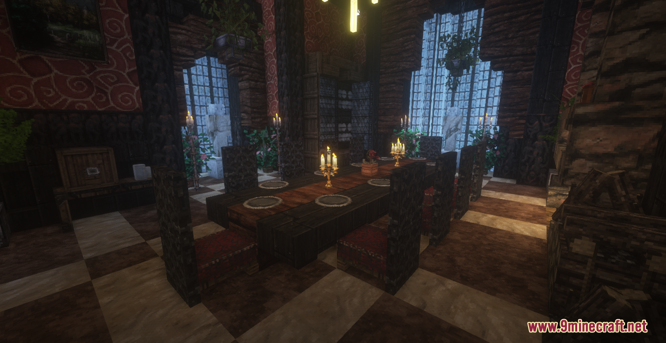 description_7 House of Solomon Map (1.20.4, 1.19.4) - Prestigious residence of the Solomon family