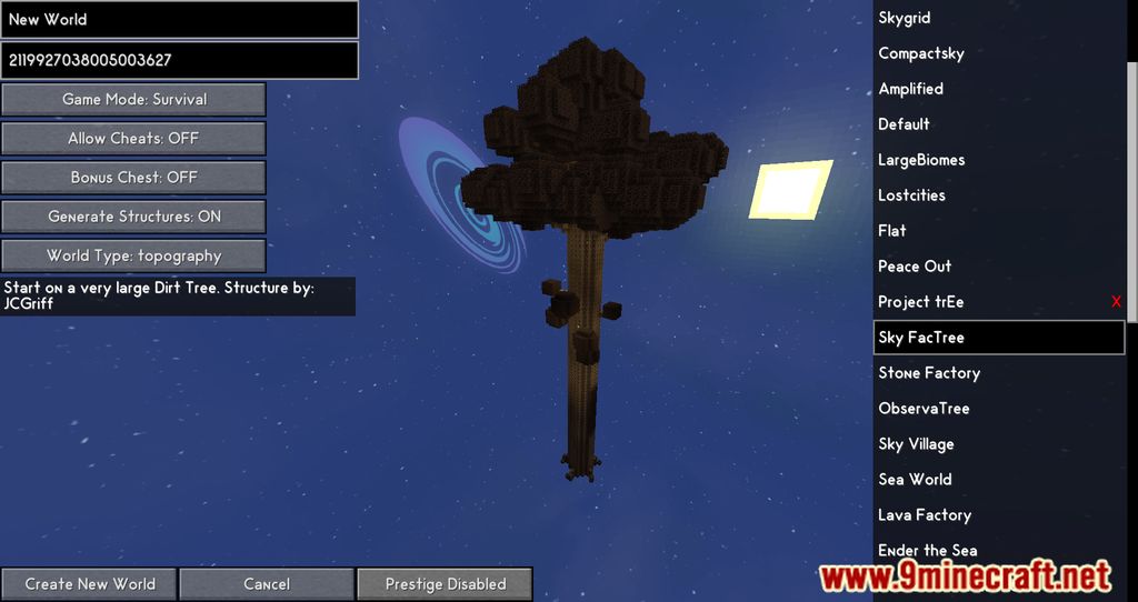 description_2 SkyFactory 4 Modpack (1.12.2) - supervivencia en un universo sin fin.