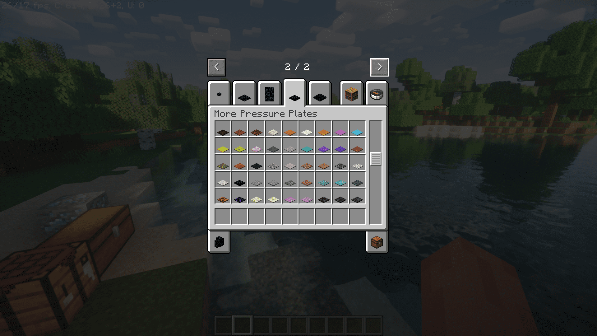description_6 More Beautiful Pressure Plates Mod 1.20.4 - hundreds of new pressure plates