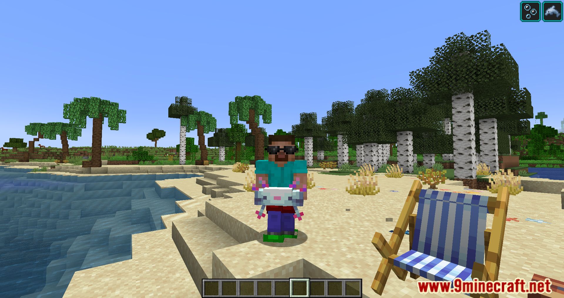 description_7 Beach Party Mod - превратите Minecraft в тропический рай