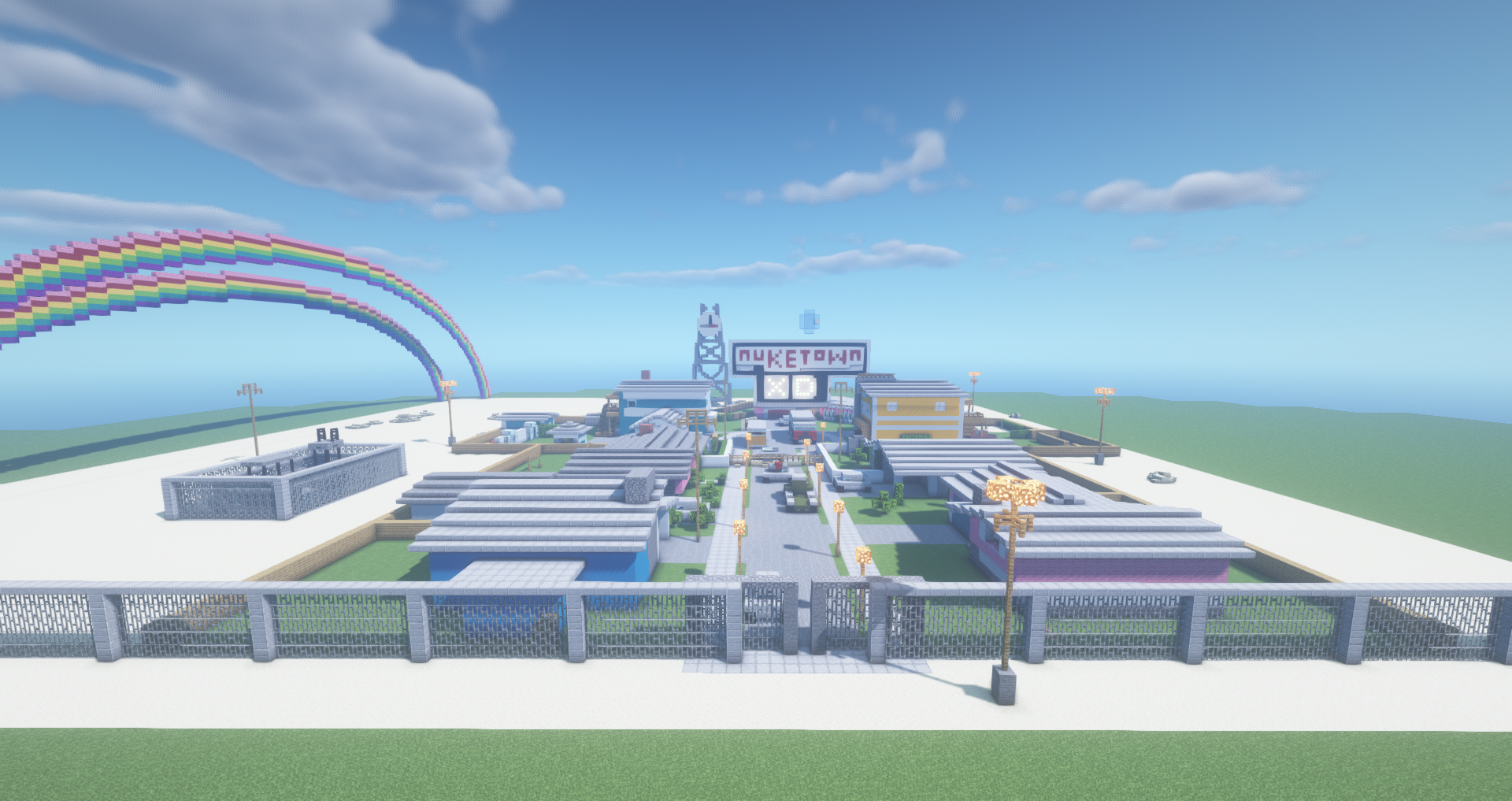 description_0 Modern Nuketown | Mapa de Minecraft