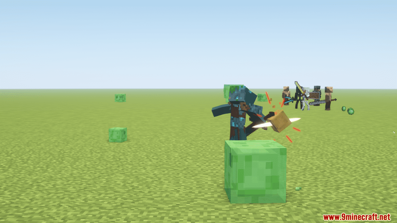 description_12 Easy NPC: Epic Fight Mod (1.20.1) - стили боя NPC и навыки владения оружием