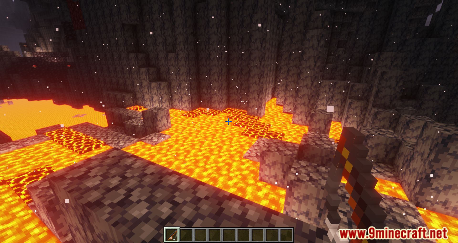 description_1 Nether Depths Upgrade Mod - adds flora and fauna to the lava sea.