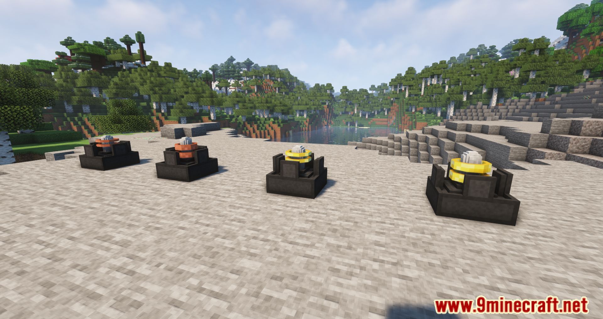 description_9 Wireless chargers mod 1.20.4 - charging close to electricity