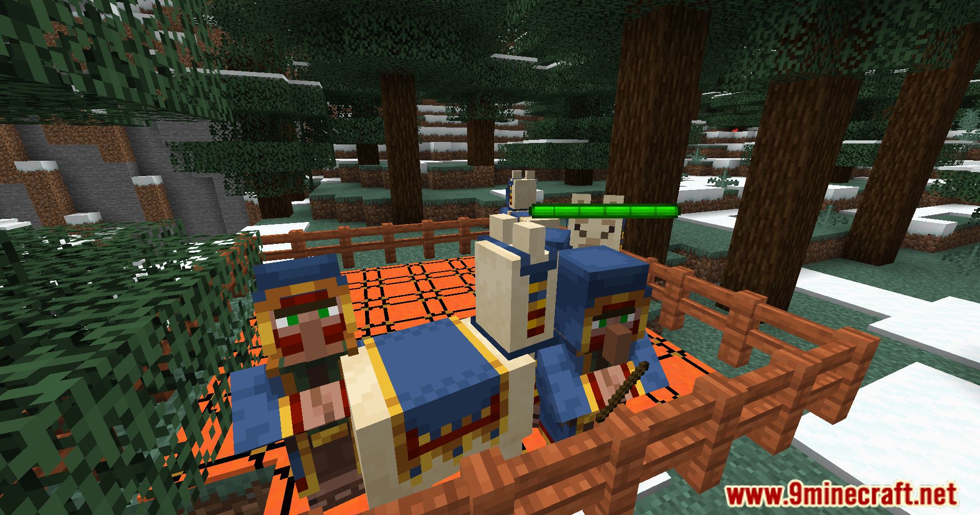 description_12 Wandering Fighters Mod 1.20.1 - Turns merchants into untamed enemies!