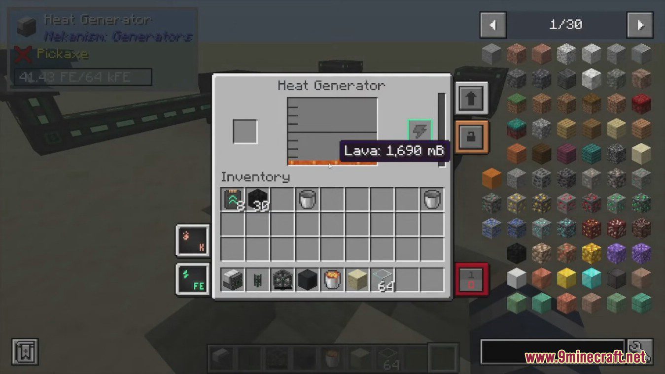 image 2 for Mekanism Generators Mod (1.20.4) - improved energy generation