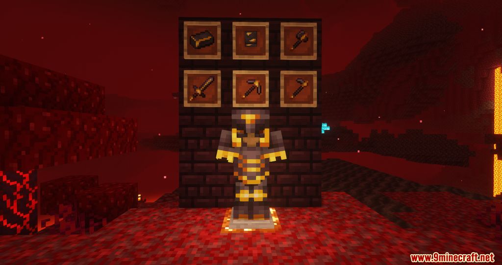 description_1 Advanced Netherite Mod - armor, tools.