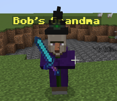 description_1 Lucky Block Omega Mod (1.12.2) - Доктор Трейяурус, Бабушка Боба