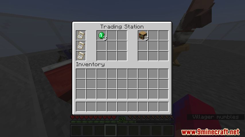 description_4 Villager Trading Station Mod 1.20.4 - Автоматизированная торговля с деревенскими жителями